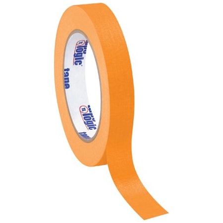 Tape Logic 3/4'' x 60 yds. Orange Tape Logic Masking Tape, 12PK T93400312PKD